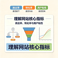 科尔沁左翼后旗建站-理解网站核心指标：跳出率、转化率与用户粘性