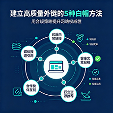 通辽建站-建立高质量外链的5种白帽方法
